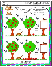 Ağaşlardaki elmaların toplamı kaç eder